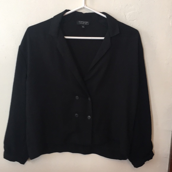 Topshop Button-down Top - Picture 1 of 2